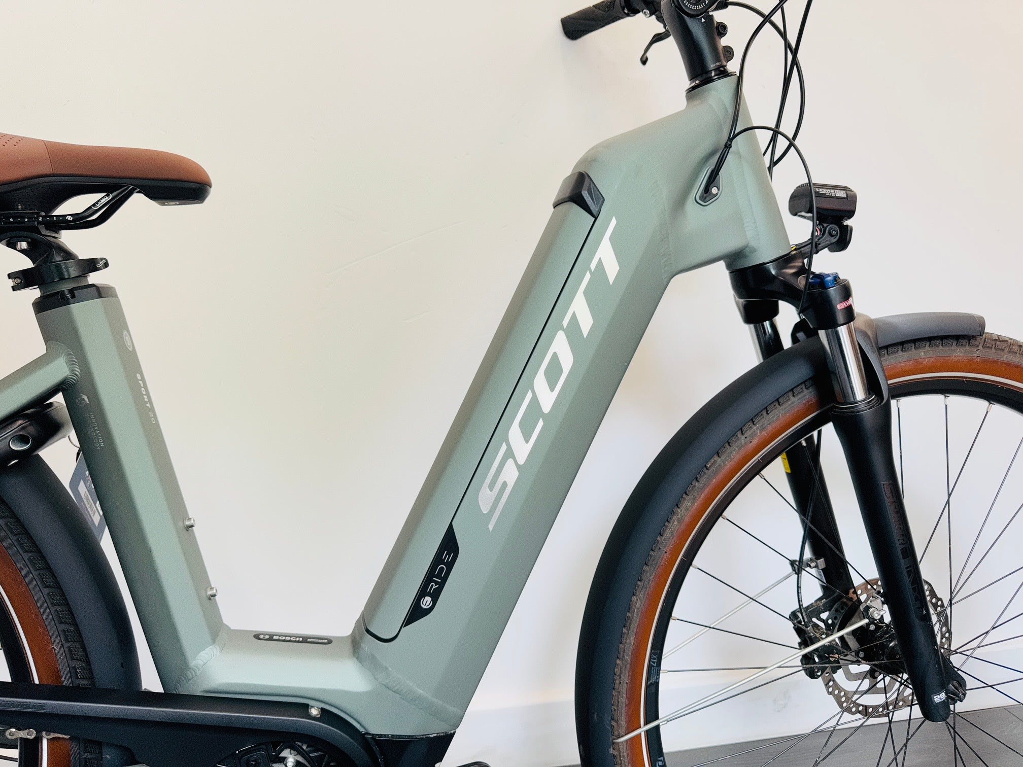 Scott Sub Sport eRIDE 20 SMALL Green Electric Bike 625Wh Ebike Step Through RRP £3499