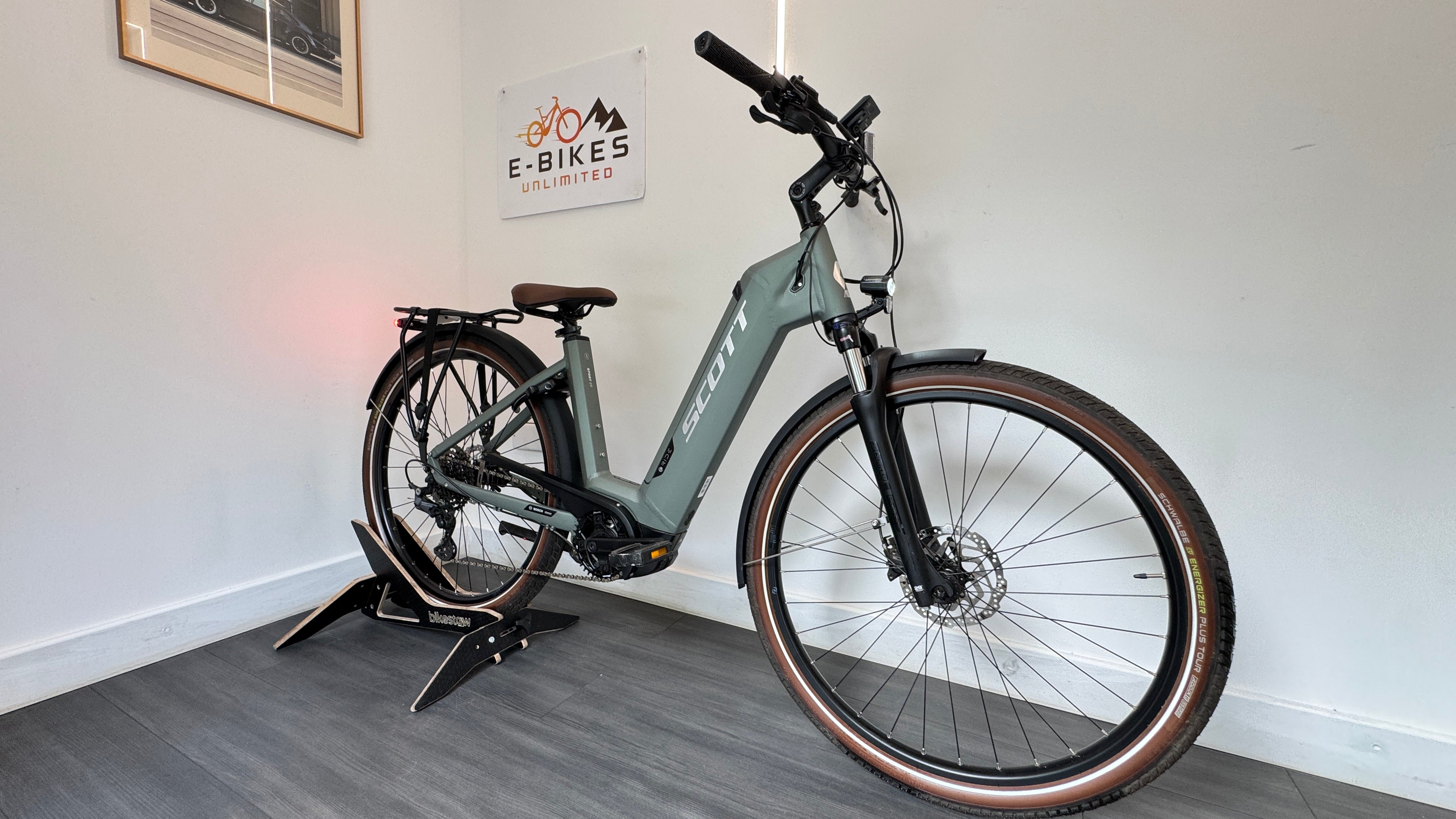 Scott Sub Sport eRIDE 20 SMALL Green Electric Bike 625Wh Ebike Step Through RRP £3499