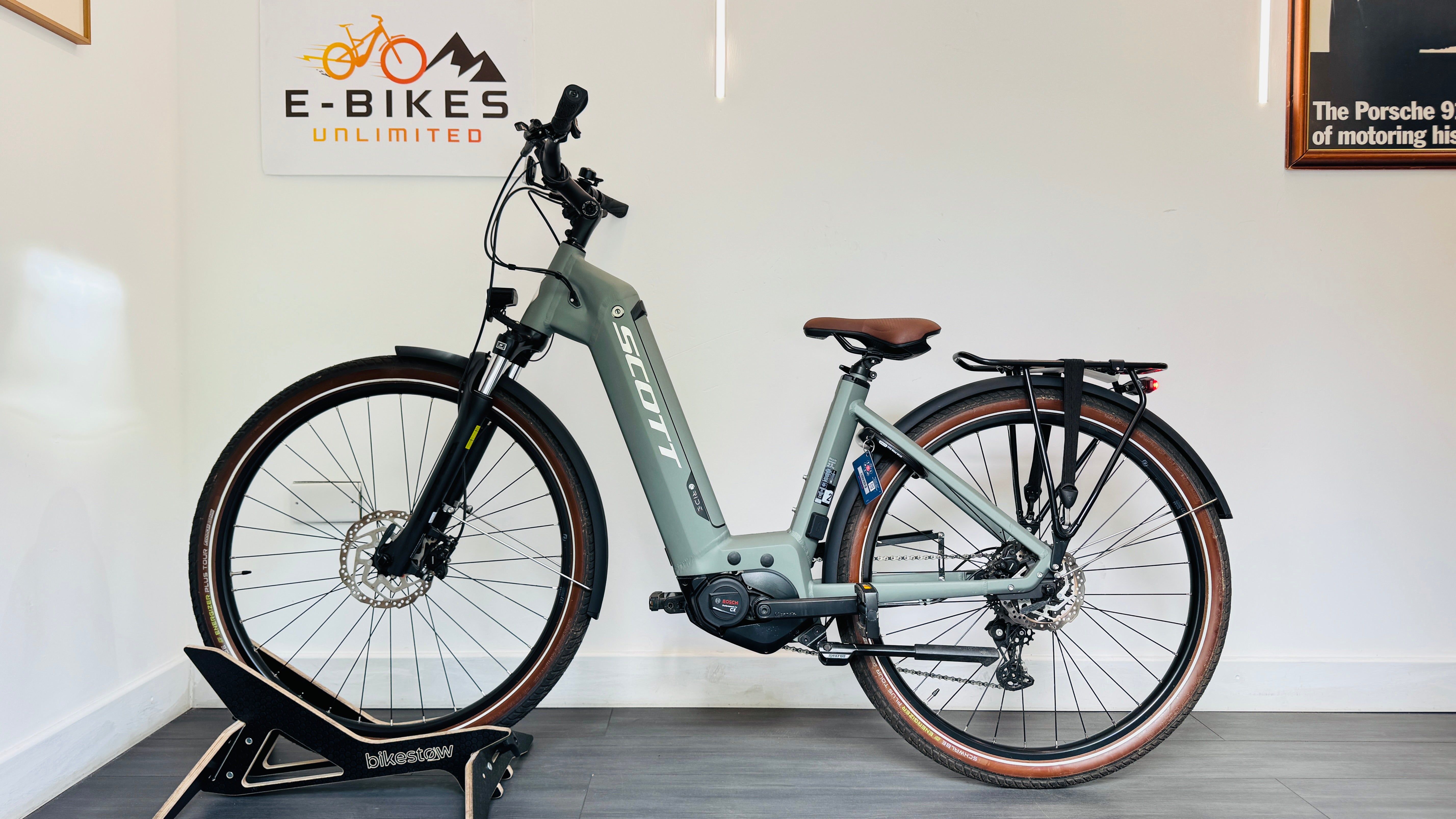 Scott Sub Sport eRIDE 20 SMALL Green Electric Bike 625Wh Ebike Step Through RRP £3499