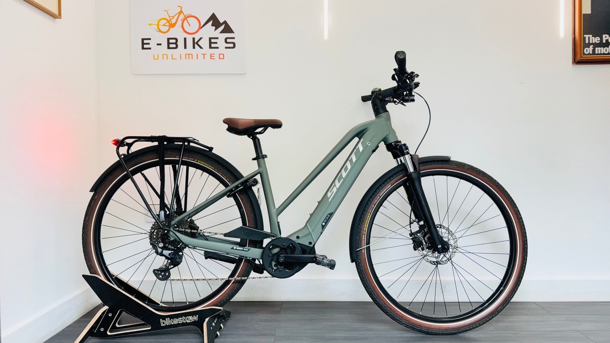 Scott Sub Sport eRIDE 20 SMALL Electric Hybrid Bike 2025 in Green 625Wh RRP £3499