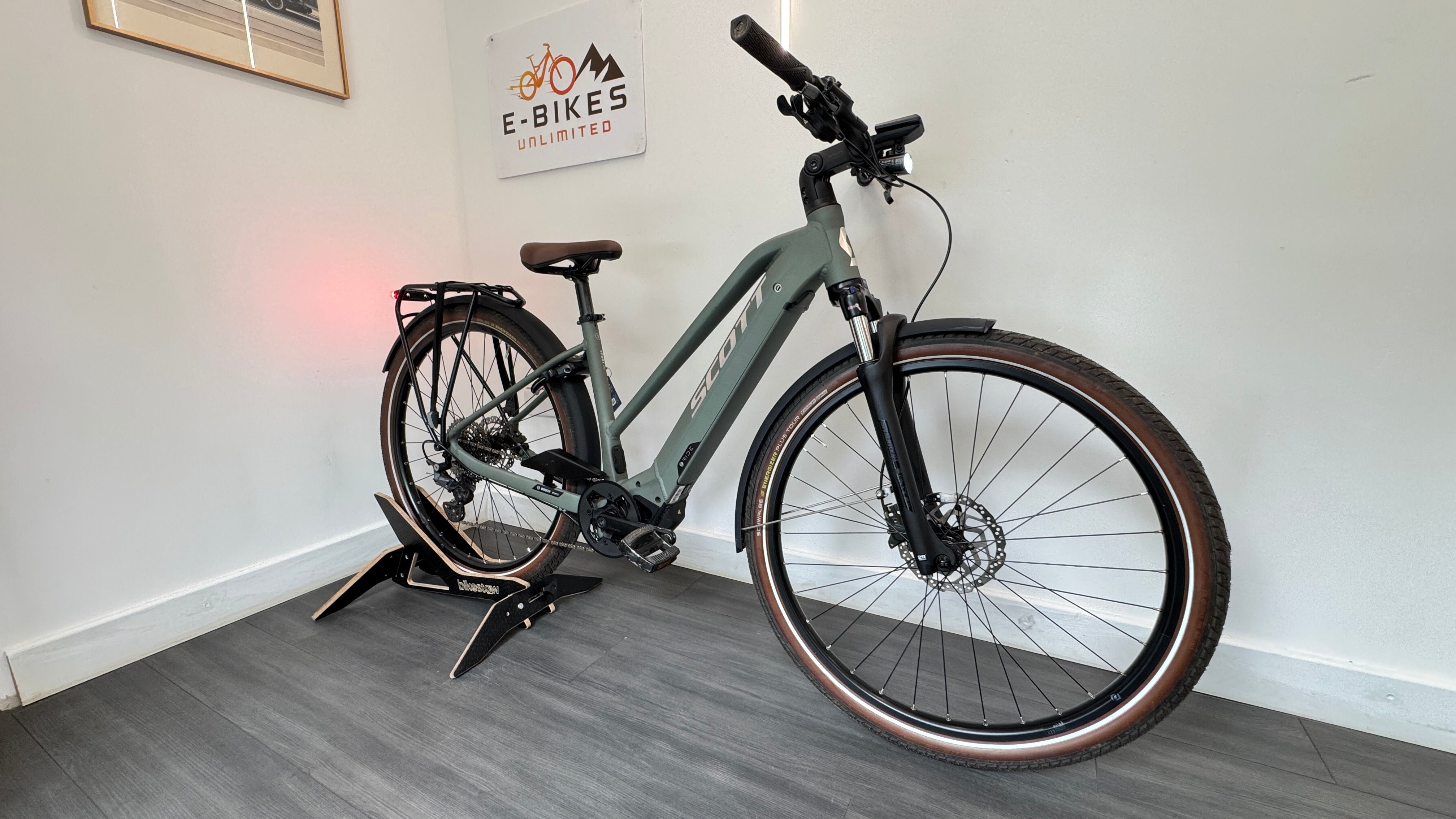 Scott Sub Sport eRIDE 20 SMALL Electric Hybrid Bike 2025 in Green 625Wh RRP £3499